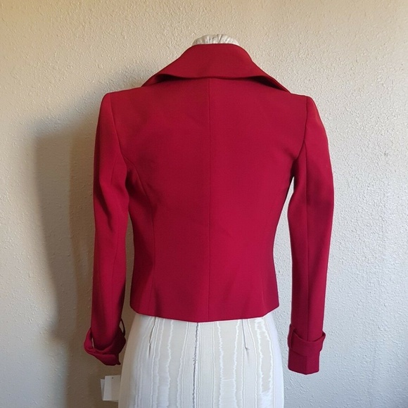 NWT WOMEN Anne Klein Red Jacket size 2 $149 - Picture 4 of 4